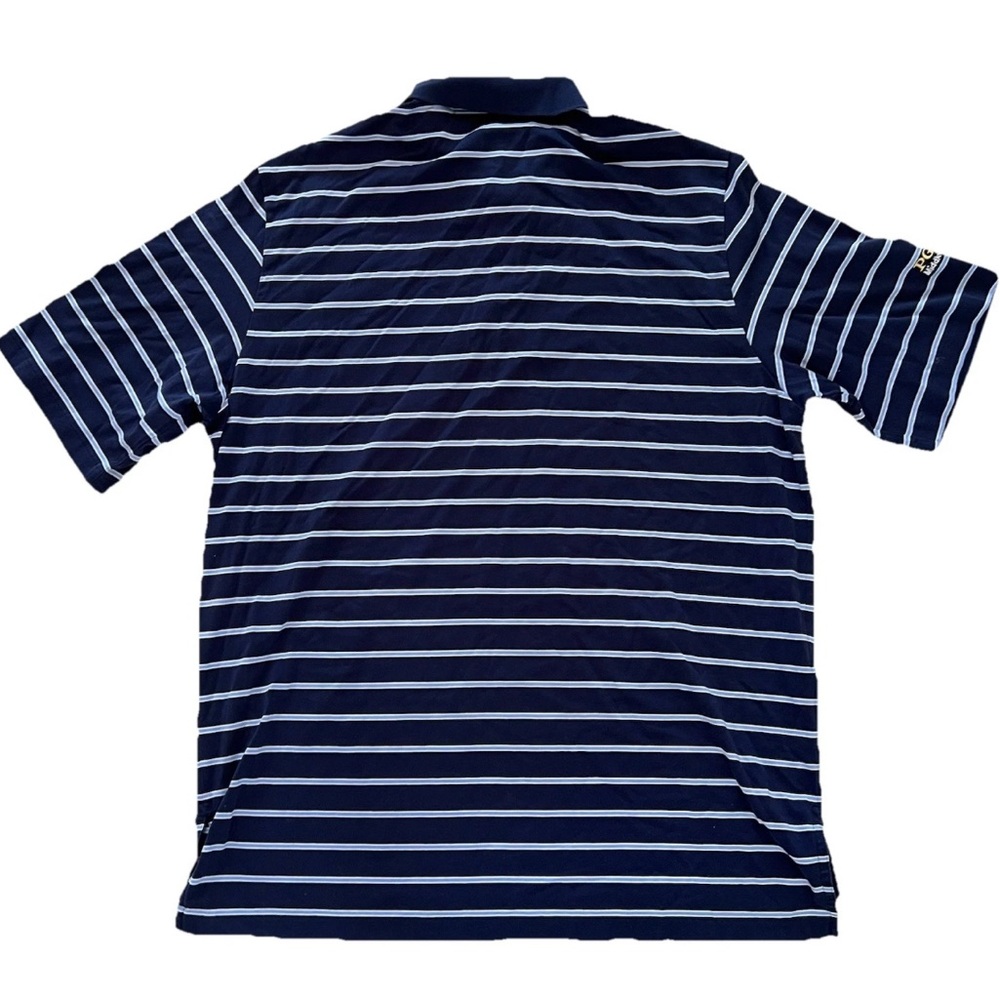 Ralph Lauren Polo Golf Polo Shirt Mens Blue Striped PGA Embroidery - Picture 5 of 9